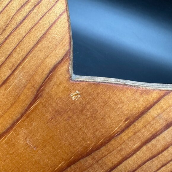 Vintage Wooden Shelf Wall Hanging Heart Cutout 3 Pegs Handmade Cottagecore - Picture 4 of 10